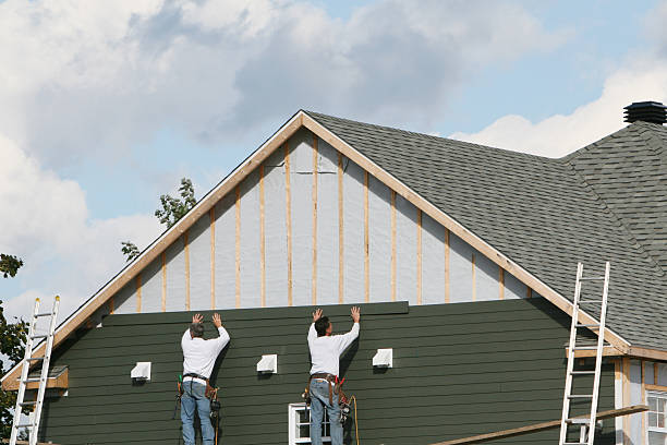 Professional Siding Repair technician working in Hebron, CT